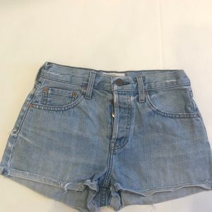 The Castings high rise Borden denim jean short  24 waist